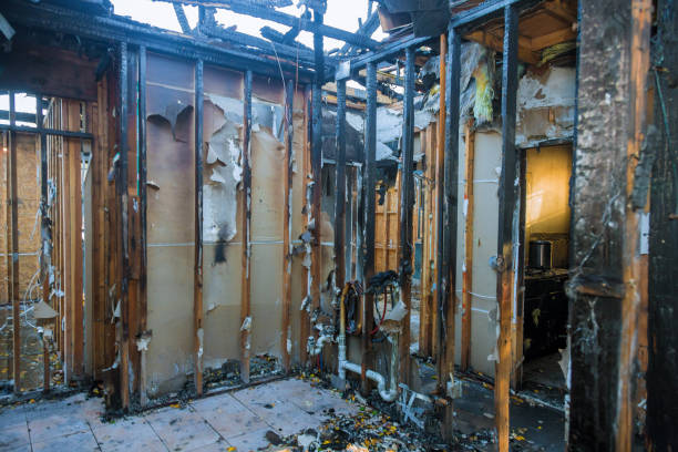 Professional Fire Damage Assessment technician working in Christiansburg, VA